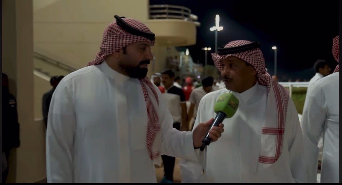 أحمد البدر يجري مقابلة ليلية في مضمار سعودي